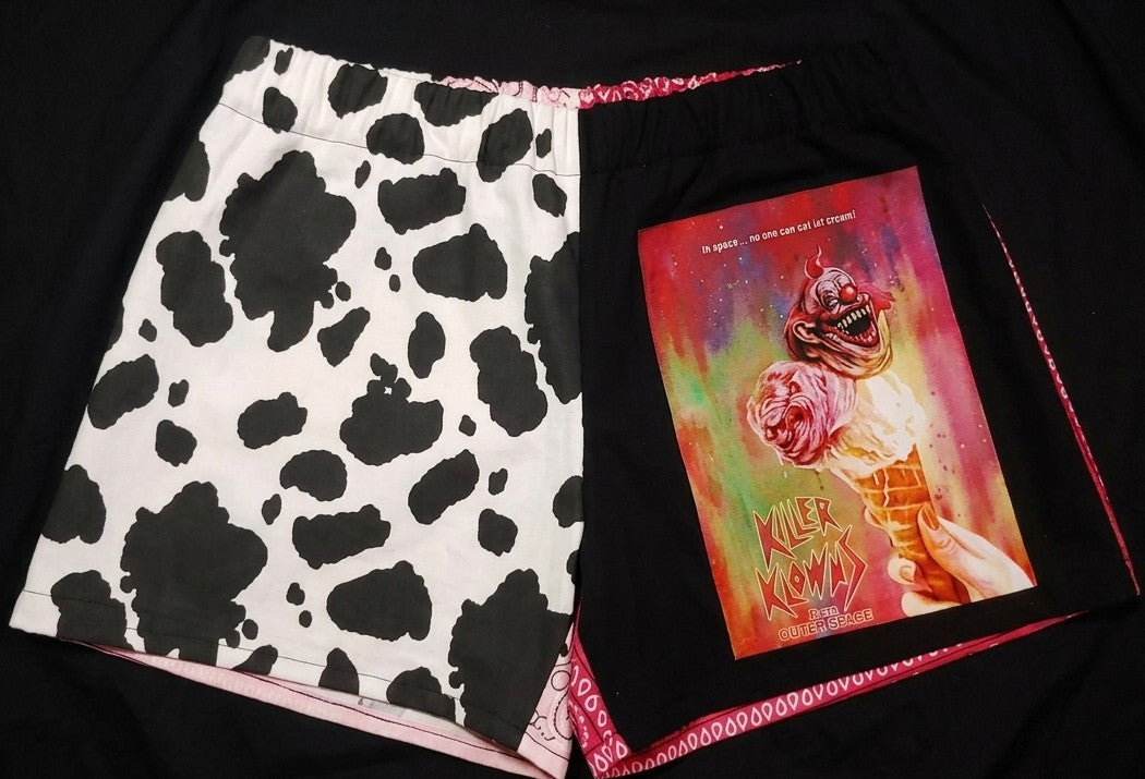 Klown cow print shorts